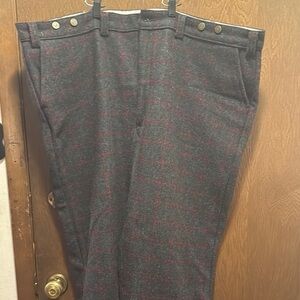 Gray Straight Jeans with Unique Side Detailing